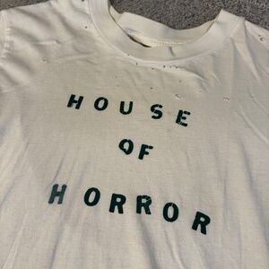Rare One-Off Distressed Local Boogeyman "House of Horror" Tee Mens Medium